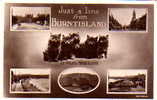 BURNTISLAND - REAL PHOTO - Multi-View PCd. - Fifeshire - SCOTLAND - Fife