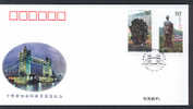 CHINE WZ086 Stamp Show 2000 - Londres - Variétés Et Curiosités