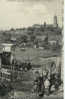 (53) GORRON, Vue De L'église Et Du Cimetière, Enfants, Superbe, Timbrée, écrite - Gorron