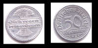 50 PFENNIG 1921 - 50 Renten- & 50 Reichspfennig