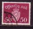 Q8131 - NORWAY NORVEGE Service N°57 - Dienstzegels
