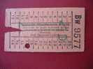 ANCIEN TICKET DE BUS LONDON TRANSPORT BUSES AVAILLABLE TO POINT INDICATED BY THE PUNCH-HOLE AND MUST BE SHOWN ON DEMAND- - Europa