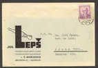 Czechoslovakia Jos. LEPS 1946 Commercial Card To Prag Praha - Covers & Documents