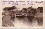 Carte Postale Ancienne Les Mureaux - Les Ecluses - Batellerie, Péniches - Les Mureaux