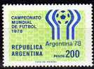 Lupa 242. Argentina, Num. 1110, Cat Yvert. . Tema Futbol Deportes Argentina 78 ** - 1978 – Argentine