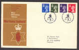 Great Britain Regional Issue Northern Ireland 1974 FDC Cover Queen Königin Elizabeth II - Nordirland