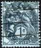 FRANCE 107a (o) Type Blanc - 1900-29 Blanc