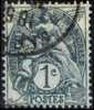 FRANCE 107a (o) Type Blanc Teinte Gris-ardoise - 1900-29 Blanc