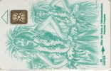 # POLYNESIA 8 Vahine Green 60 Sc4 Silver 01.92 90000ex Tres Bon Etat - Französisch-Polynesien