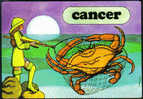 Carte Postale Astrologie Horoscope Cancer Trés Beau Plan - Astrology