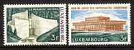 Luxemburg 1972 : Mi.nr 850/851 * - Bauten / Buildings - Used Stamps