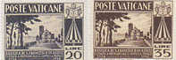 Vatican-1954 St Francis Basilica MNH - Unused Stamps