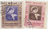 Vatican City-1953 St Maria Goretti     Used Set - Usados