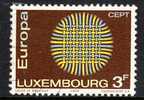 Luxemburg 1970 : Mi.nr 807 * - Europa / Europe - Oblitérés