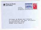 Entier Postal PAP Réponse POSTREPONSE Villages Du Monde Pour Enfants Nord Lille Autorisation 70104 N° Au Dos: 09P140 - PAP: Ristampa/Beaujard