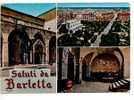 Puglia BARLETTA (Bari) Saluti Anni '50 Viaggiata Francobollo Strappato - Barletta