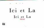 Télécarte Japan  France Related (526) ICI ET LA DEMI * French Related  *  Frankreich Verbunden PARIS - Reclame
