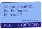 WHSmith - Gift Card   ( England  ) * Giftcard Cadeau Gifts Gift Cards Giftcards - Reclame