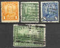 Canada 1925 Mi. 128-29, 132-34 King George V & Mount Hurd Rocky Mountains €8,- - Gebruikt