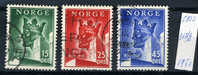 1950. NORVEGIA - NORGE - NORWAY - Unif. Nr. 317\19 - Stamps Used - Usados