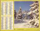 Calendriers Des PTT 1986 Saone Et Loire - Big : 1981-90