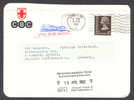 Hong Kong CBC  Commercial Banking Company Via Airmail Kowloon 1982 Cancel Card Queen Elizaberth II To Denmark - Lettres & Documents