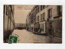 95  BEZONS  Inondations 1910   Rue De Paris   Animée - Bezons