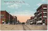 Bartlesville Oklahoma, Third St Street Scene On C1910s Vintage Postcard - Bartlesville