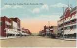 Bartlesville Oklahoma, Johnstone Ave, Street Scene On C1910s Vintage Postcard - Bartlesville