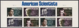 !a! USA Sc# 3906-3909 MNH PLATEBLOCK(8) (UL&UR/S11111) W/Top-Label (a) - American Scientists - Ongebruikt