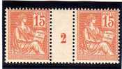 FRANCE : TP N° 117 ** - Unused Stamps
