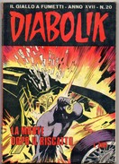 Diabolik (Astorina 1978) Anno XVII° N. 20 - Diabolik