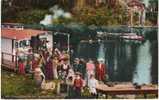 St. Joe River Idaho, Picnicking Houseboat Women's Fashion Hats Outdoor Cooking On 1910s Vintage Postcard - Autres & Non Classés