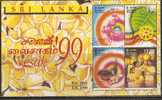 Sri Lanka  4v M/S,MNH, SRI LANKA - 1999 VESAK - MNH - Año Nuevo