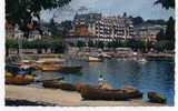 OUCHY-LAUSANNE . Le Port Et Le Beau Rivage Animée .  Voir Recto - Verso    (D130) - Port