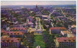 AUSTIN TEXAS University Of Texas CAMPUS Panoramic TOWN Circa 1960 - Austin