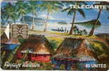 # WALLIS_FUTUNA WF4 Fale - Paysage Wallisien 80 Sc5  3000ex Tres Bon Etat - Wallis And Futuna