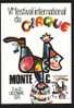 CARTE-MAXIMUM MONACO N° Yvert 1201 (Cirque) Obl Sp Ill  Monaco 1er Jour 12.11.79 - Maximumkaarten
