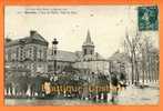 95 - BEZONS - Quai De Seine Et Place De L´église - Inondation Et Crue De La Seine En Janvier 1910 - Bezons