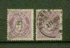 NORVEGE N° 44 & 44a Obl. - Used Stamps