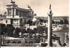 ROMA / ALTARE DELLA PATRIA E COLONNA TRAIANA / B/N VIAGGIATA  1960 / COMMEMORATIVO  OLIMPIADE 60. - Altare Della Patria