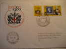 HUNGRIA HONGRIE HUNGARY Policia Police Sello Sobre Sello Stamp On Stamp Caballo Horse Chevaux FDC Cover - Police - Gendarmerie