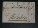 (786) Stampless Cover From Zurich   To Wohlen  1826 - ...-1845 Vorphilatelie