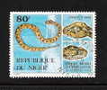 REPUBLIQUE DU NIGER - 1984 - Valore Da 80 F. Obliterati, Emissione Fauna, VIPERE - In Ottime Condizioni. - Snakes