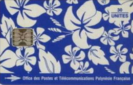 # POLYNESIA 17 Pareo Bleu - Mate 30 Sc5  Tres Bon Etat - Polynésie Française