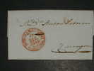 (795) Stampless Cover From Cataluna  To Zarragosa 1844 - ...-1850 Prephilately