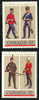 Canada Scott # 1007 - 1008 Complete  MNH VF Army Regiments. Military Uniforms - Unused Stamps