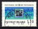 Finnland / Finland 1987 : Mi.nr 1009 * - 100 Jahre/Yrs. Postipankki - Usados