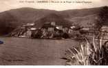 Cpa 66 PYRENEES ORIANTALES  Cerbere  Vue D Ensemble Un Coin De La Plage Et La Route D Espagne - Cerbere