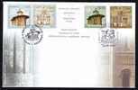 Romania-Russia 2008 MONUMENTS INCLUDED IN THE UNESCO´S WORLD HERITAGE LIST,FDC. - UNESCO